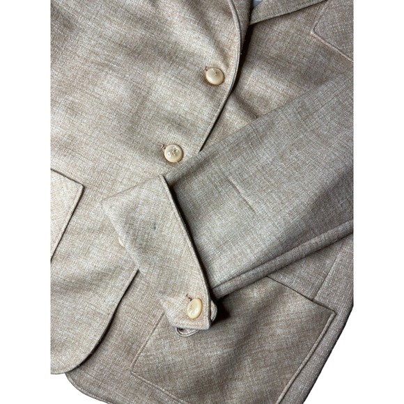 Vintage Rhodes California Womens Blazer Jacket Pink Blush Unique Piece‎ Business - Picture 6 of 8